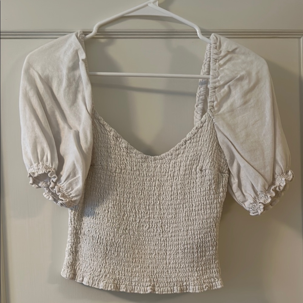 Abercrombie Puff Sleeve Top